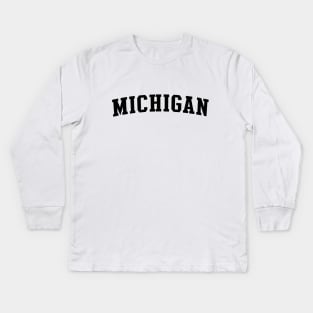 Michigan T-Shirt, Hoodie, Sweatshirt, Sticker, ... - Gift Kids Long Sleeve T-Shirt